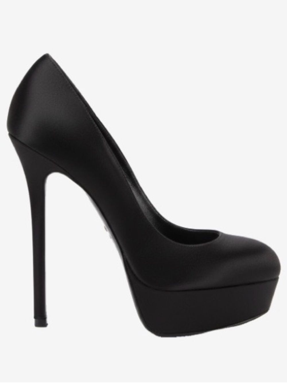 ๐๏ธ Yves Saint Laurent Authentic BlackโSatin Tribtoo 80 Heels w/ Box & Bag